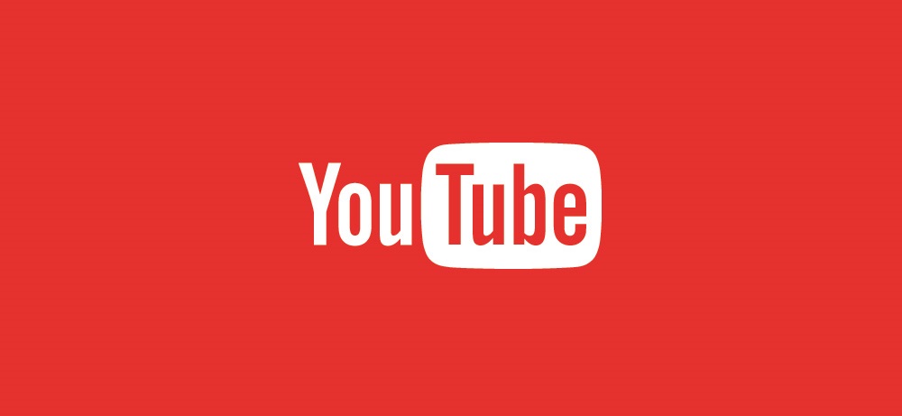 Logo di Youtube su sfondo rosso